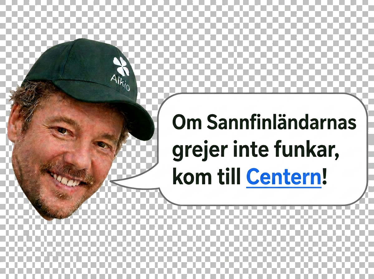 Toni Eskelinen: Om Sannfinländarnas grejer inte funkar, kom till Centern.